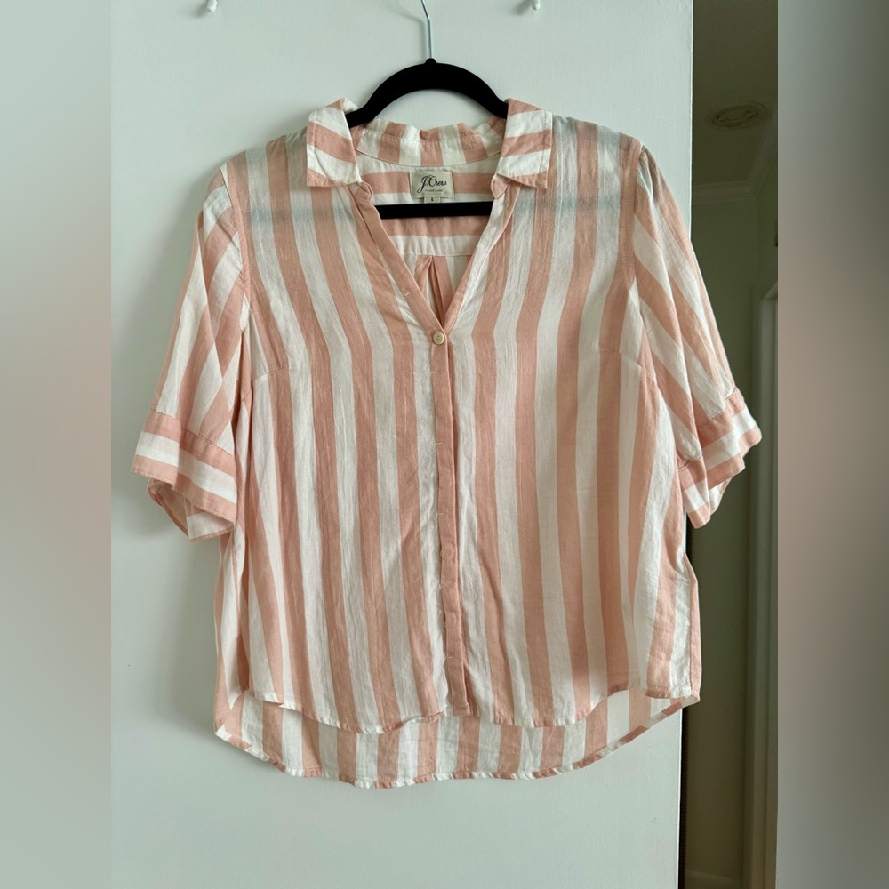 J. Crew striped button up